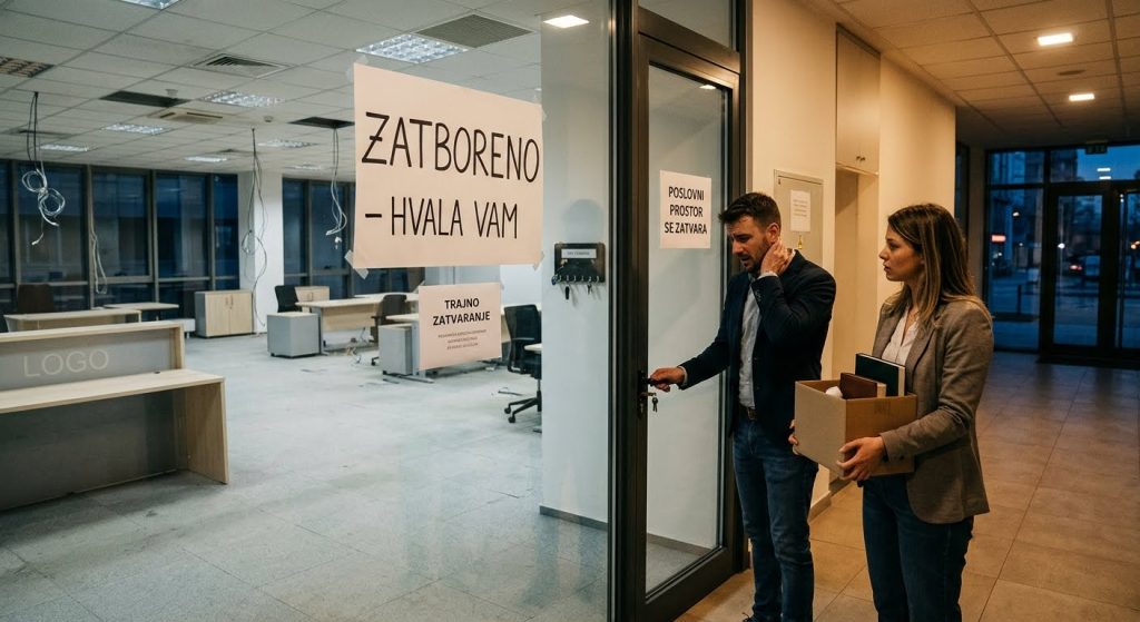 Zatvara se poslovni prostor